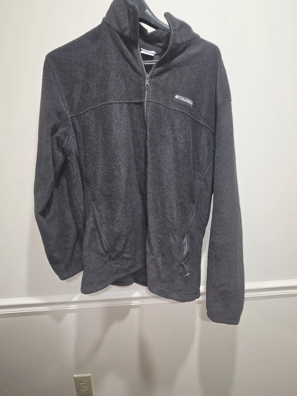 Columbia Men's Dark Gray Full-Zip Fleece Jacket